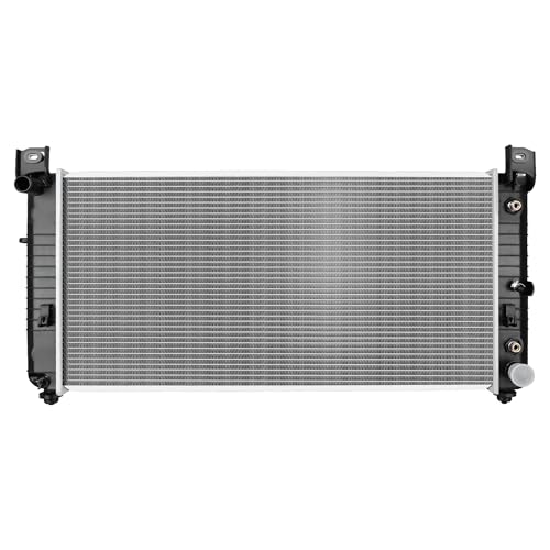 YITAMOTOR Radiator Compatible with 99-13 GMC Sierra 1500 Classic Yukon XL 1500 Cadillac Escalade EXT ESV Hummer H2 Chevrolet Avalanche Silverado 1500 Classic Tahoe Suburban 1500 OE Style Rad