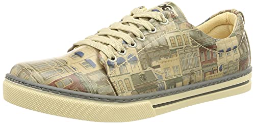 DOGO Sneakers, Zapatillas de Mujer, Frame of Mind, Zapatos Veganos Estampados,38 EU
