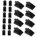 DEARMAMY 20 Stück Schwarzer Kunststoff Ringhalter Minimalistischer Schmuckorganizer Kompakter Fingerringhalter Für Laden Und Thekenpräsentation Leichter Ring Displayständer Für Schmuckhändler