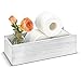 Y&ME YM Nice Butt Bathroom Decor Box, Farmhouse Wooden Bathroom Box, Wooden Rustic Toilet Paper Holder, Funny Home Decor Box for Bathroom, Kitchen, Table and Counter (Grey)