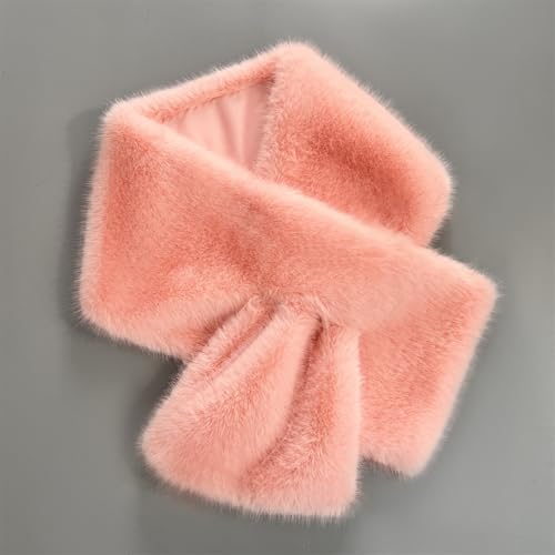 Dikoaina Women's Large Faux Fur Shawl Wraps Stole Cloak Coat Sweater Cape for Evening Party/Bridal/Wedding2