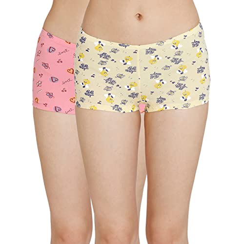 Image of Zivame Lavos Mid Rise Full Coverage Hipster Period Panty (Pack of 2) - Assorted