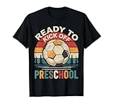 Ready to Kick Off Preschool First Day of School Soccer T-Shirt