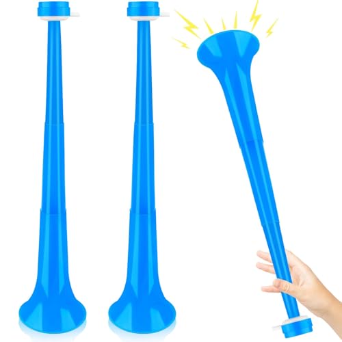 Klaxons de stade et vuvuzelas bleues pour événements sportifs et fêtes