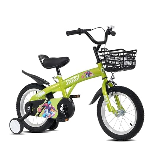 ALYIAMXL 16" Kids Bike with Training Wheels, Adjustable Seat for Ages 4-8, 41-53" Height, Steel Frame for Park & Neighborhood Riding