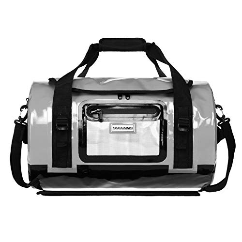 anndorabag Wasserfeste Reisetasche 30L grau Segeltasche Dry Reisetasche