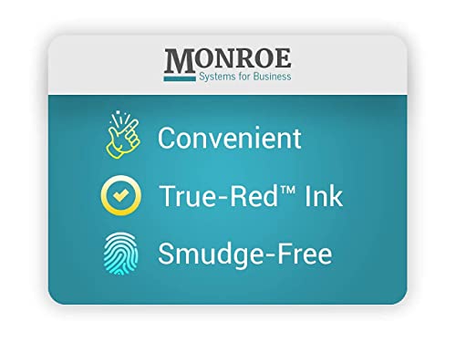 (12) Top Of The Line Genuine Monroe P65M Universal Black/Red Printing Calculator Ribbon Spools With The Darkest Ink In The Industry #TOP3