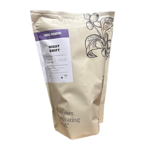 Thrive Farmers Dark Roast Night Shift café molido