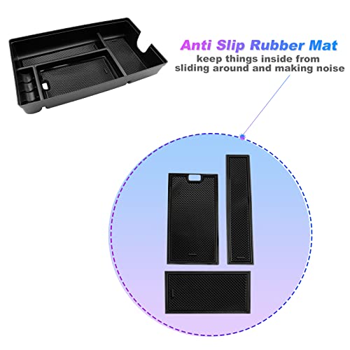 SXCY for 2023 2024 2025 2026 Lexus RX 350 Center Console Organizer 2023 2024 2025 2026 RX 350 Accessories Console Tray for 2024-2026 RX Hybrid RX 350h/ RX 500h F Sport Premium+/ Luxury