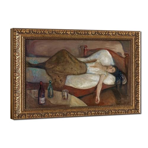 Toile Edvard Munch The Day After pour sublimer le design mural de votre salon