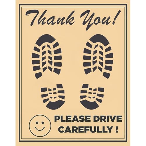 Image of Miwings Car Compatible Disposable Paper Foot Mat, Universal Size, Brown (Pack of 100)