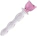Crystal Glass Pleasure Wand Dildo Penis - AKStore - Bear Form of Glass, Pink