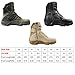 RASPIO Men's Tactical Boots, Lightweight Outdoor Hiking Boots, Side Zipper Jungle Boots, Comfort Durable Breathable(Mi,5)