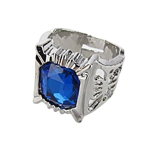 Mxnpolar Black Butler Kuroshitsuji Ciel Phantomhive Cosplay Anillos colgantes accesorios (grande)