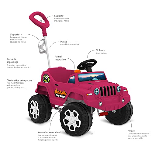 Banjipe Passeio & Pedal (Pink), Bandeirante, Pink