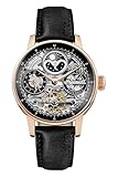 Ingersoll 1892 The Jazz Reloj automático para Hombre con Esfera Negra y Correa de Piel Negra I07705