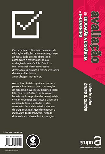 Avaliação de Educação a Distância e E-Learning