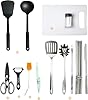 IRONSTEN Camping Cooking Utensils Set Camp Kitchen Equipment Portable Picnic Cookware Kit Bag Campfire Grill Utensil Gear Essentials Gadgets Accessories for RV Car, Tent Campers, Outdoor Picnics BBQ #3