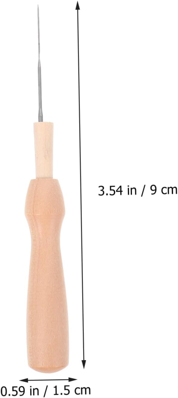 PLAFOPE 5Pcs Needle Felting Tools Ergonomic Handle for DIY Crafts Premium Quality and Felting Needles for Yarn and Non Woven Materials