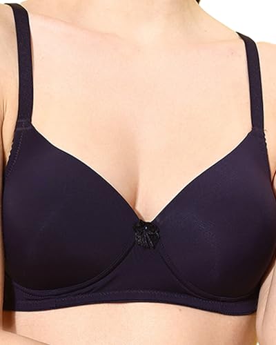 Image of Leading Lady Women Printed Lightly Padded Non Wired Seamless T-Shirt Bras | Adjustable Straps | Full Coverage | Everyday Bra (Pack of 1)