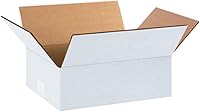 Vista 5 de Secure Seal - Paquete de 100 cajas de cartón corrugado blanco de 8 x 6 x 4 pulgadas, cajas de cartón para envíos