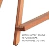 Falling in Art Beechwood 25" Tabletop Easel Display Stand for Painting - Holding Canvas Up to 22 1/2 Inches High, A-Frame Artist Tripod with Rubber Feet, Portable Photo and Sign Holder #4