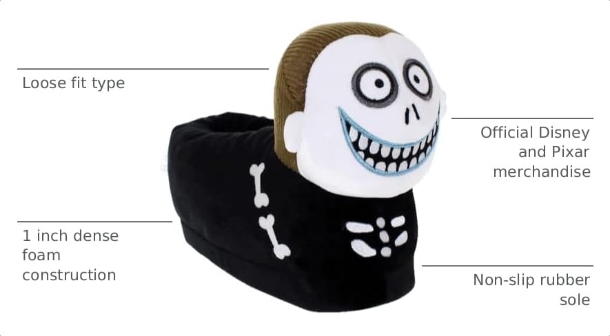 Image of Happy Feet Slippers Officially Licensed Disney and Pixar Character, Figural Slippers for Men, Women, Kids, As Seen on Shark Tank