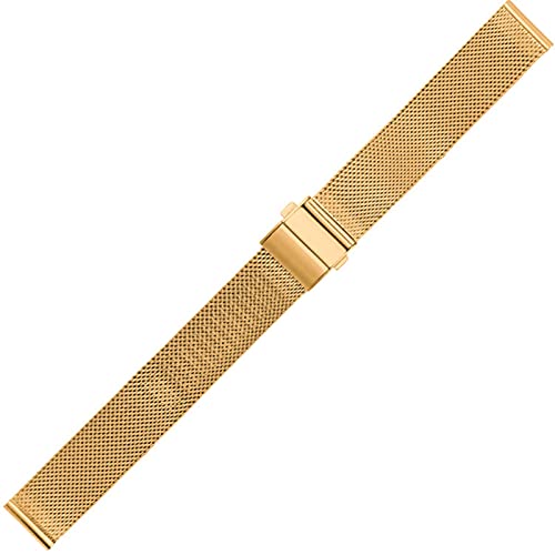 Sangle de montre à fixer sans outil grâce au release rapide rosegold universel