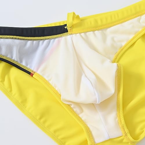 ZONBAILON Mens Swim Briefs Sexy Pouch Bikini Swimsuit Swimwear with Adjustable Drawstring Sports Beach3
