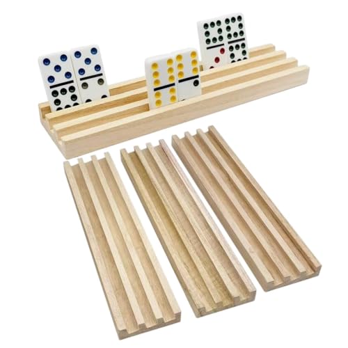 Soporte de madera para fichas ideal para acampadas y viajes en familia