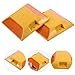 OUNONA Driveway Reflectors Road Reflector Markers, 2pcs Street Pavement Asphalt Markers Square Delineator Highway Garage Reflectors for Speed Bumps, Sidewalks, Pedestrian Yellow