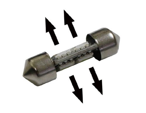 Bombillas LED iJDMTOY Blan. Frío 1.25 pulgadas DE3175 miniatura 2