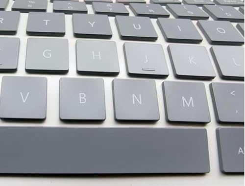 Capuchons de touches argentés pour Microsoft Surface Laptop 13,5 pouces