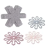 [Varios tamaños] Combinación perfecta, que incluye 12 tapetes de poliéster y 6 tapetes de silicona, 4 tamaños diferentes: tamaño de tapete grande: 38 * 38 cm (15 * 15 pulgadas); tamaño de placa de partición de tamaño mediano: 35 * 35 cm (13 * 13 pulgadas); tamaño de la almohadilla pequeña: 26 * 26 cm (10 * 10 pulgadas), tamaño de la olla de silicona: 15.2 * 15.2 cm (5 * 5 pulgadas).