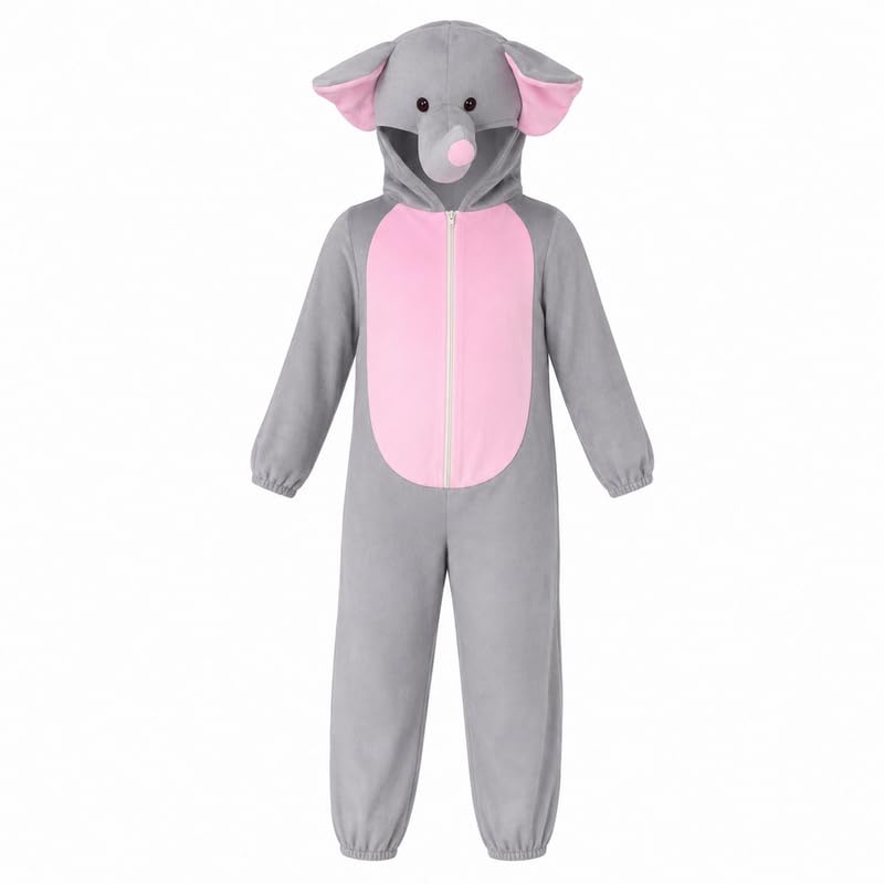 Image of Animal Costume for Kids | Plush Fancy Dress Costume for Boys & Girls |School Fancy Dress, Annual Day, Jungle Theme, Role Play, Halloween & Birthday Party