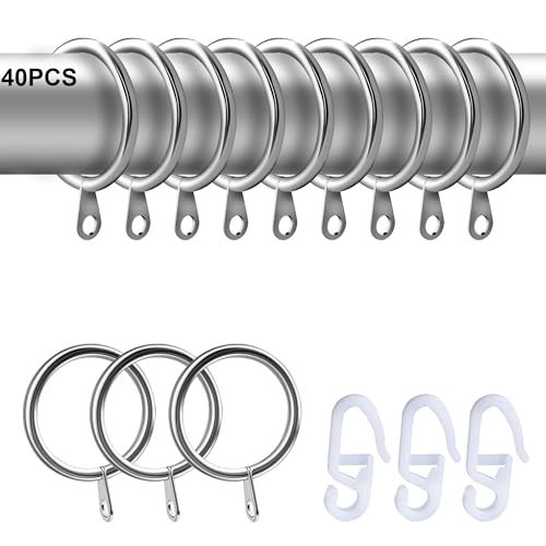 Anillos de cortina, ganchos de metal para cortinas, estilo