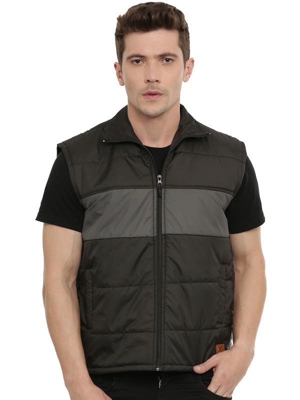 Men's Stylish Sleeveless Bomber Jacket-picture-11