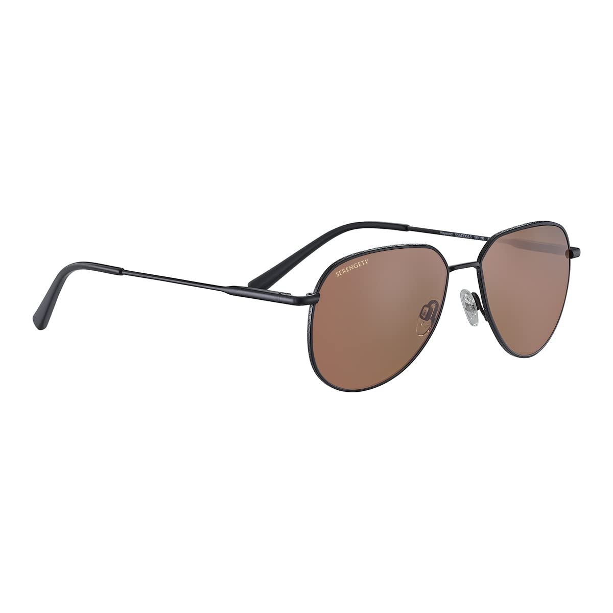 Serengeti Men's  Sunglasses Haywood SS543004 Matte Black Mineral Drivers , BrandAlley