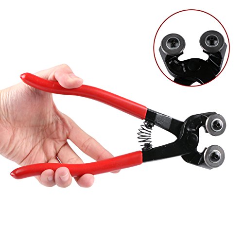 Mosaic Tools Glass Mosaic Cut Nippers 8Inch 200mm Heavyduty Ceramic Tile Wheel Wheeled Cutter