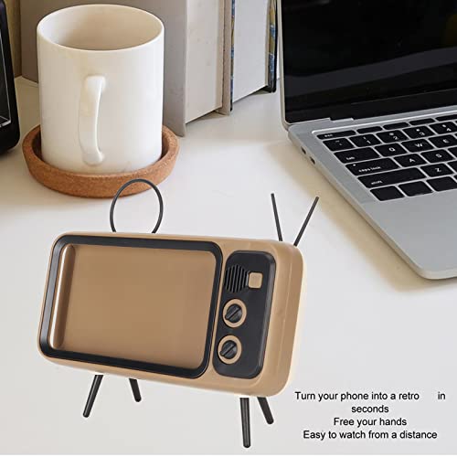 Support de téléphone rétro universel couleur café résistant aux rayures pour bureau