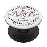 Farm Fresh Christmas Tree Frosting Frosted Cake Debbie Snack PopSockets Adhesive PopGrip