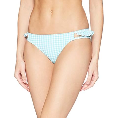 Jessica Simpson Gingham Ruffle Bikini Set Cover