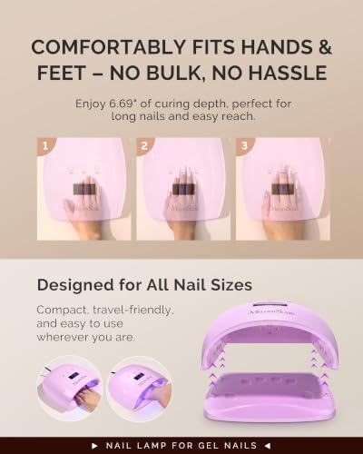 Image of MelodySusie Detachable Base UV /LED Nail Lamp P-Plus30I for Hard Gel