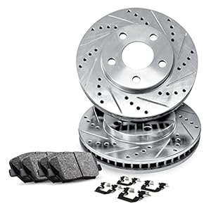 R1 Concepts Front Brakes and Rotors Kit |Front Brake Pads| Brake Rotors and Pads| Ceramic Brake Pads and Rotors |Hardware Kit |fits 2017-2020 Hyundai Elantra