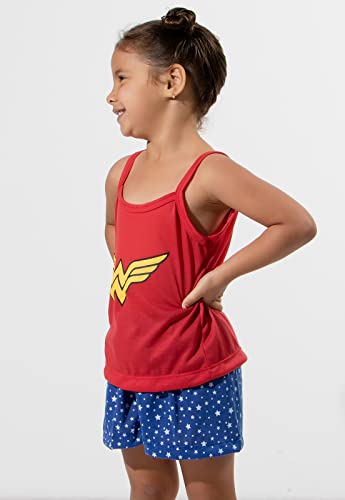Pijama Curto Infantil Maravilha Vaquinha Unicórnio Girafa Estampas Meninas (Maravilha, 8 anos)