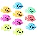 SEWACC 10pcs Plastic Artificial Fishes for Aquarium Tank Fake Lifelike Fishes Ornament Aquarium Decorations (Random Style)