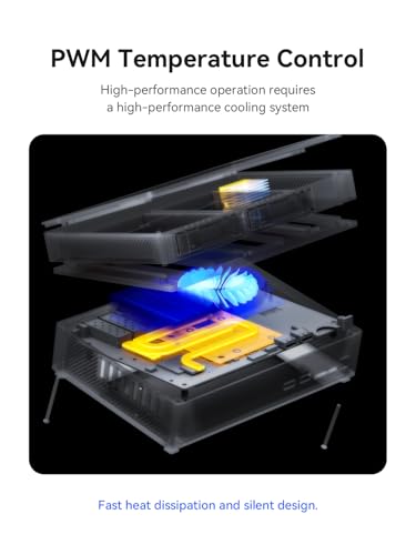 Image of FS510402D NAS Server - 6-Bay All-Solid-State NAS Storage & Mini PC, 4X M.2 + 2X U.2 SSD, Personal Cloud Storage Device with Dual 10G Network Storage, Home NAS /Network Attached Storage