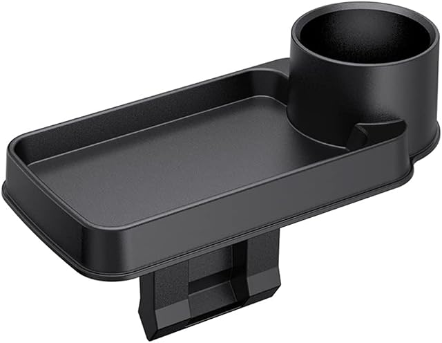 HEMOTON Sofa Anti- Spill Drink Holder Tray, Couch Seat Cushion Cup Beverage Holder for Cups, Bottles, Cans, Black, 26.5X12.5X13CM (V50R0246Z147VK1CN)