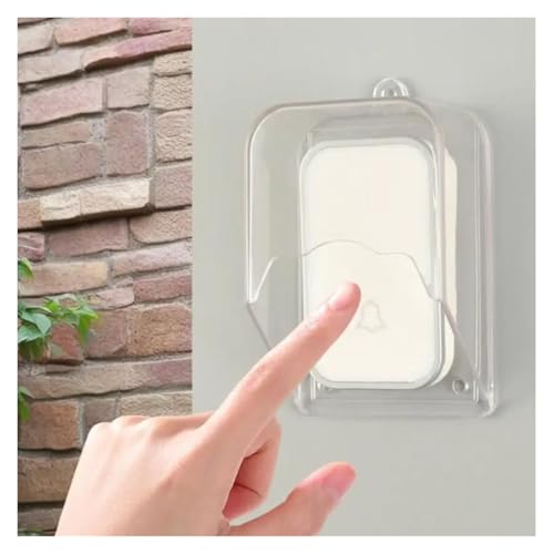 Cubierta protectora para timbre de puerta impermeable Switch Guard con visera protector contra salpicaduras 3