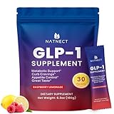 GLP-1 Supplement Support, Natural GLP 1 Booster Drink Mix for Metabolic, Energy Support - Contains Yerba Mate, Garcinia Cambogia, Berberine (Raspberry Lemonade Flavor)